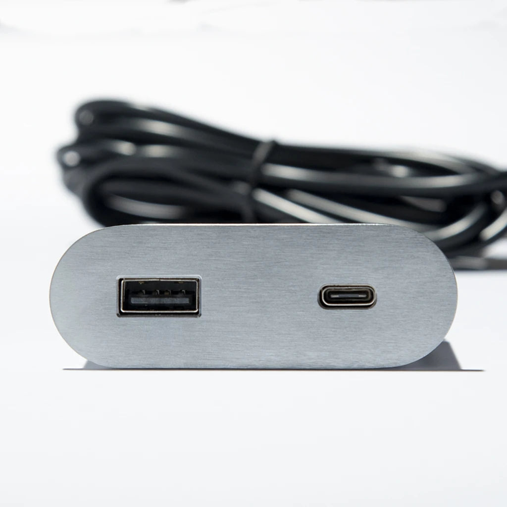 ASA 06029Z00057 Nabíjecí HUB vestavný VERSAPICK, 1xUSB 5V (typ A+C), 70x25mm, oválný, kov, nerez ASA 06029Z00057 Nabíjecí HUB vestavný VERSAPICK, 1xUSB 5V (typ A+C), 70x25mm, oválný, kov, nerez
